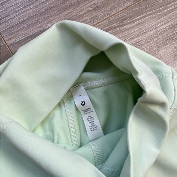 Lululemon Align Tank and Align Biker Shorts Set Sz 0 EUC like new Green Mint - Picture 10 of 10